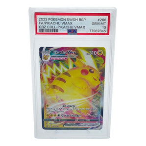 CRZ COLL-PIKACHU VMAX PSA 10 (små ridser på fronten)